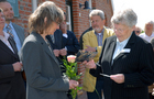 Ingeborg Brmer dankt Dr. Heidi Gansohr-Meinel