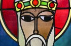Die Nikolausfenster der kath. Kirche zu Baltrum von Margarete Franke (1957) - St. Nikolaus