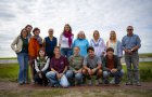 Abschlussklasse mit der gesamten Lehrerschaft
