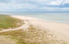 Kabelschutzrohrablage und Baueinrichtungsflche am Nordstrand von Baltrum