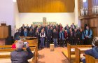 Vereinigte Gospelch�re von Borkum, Norderney und Langeoog am Nachmittag in der Neuen Kirche